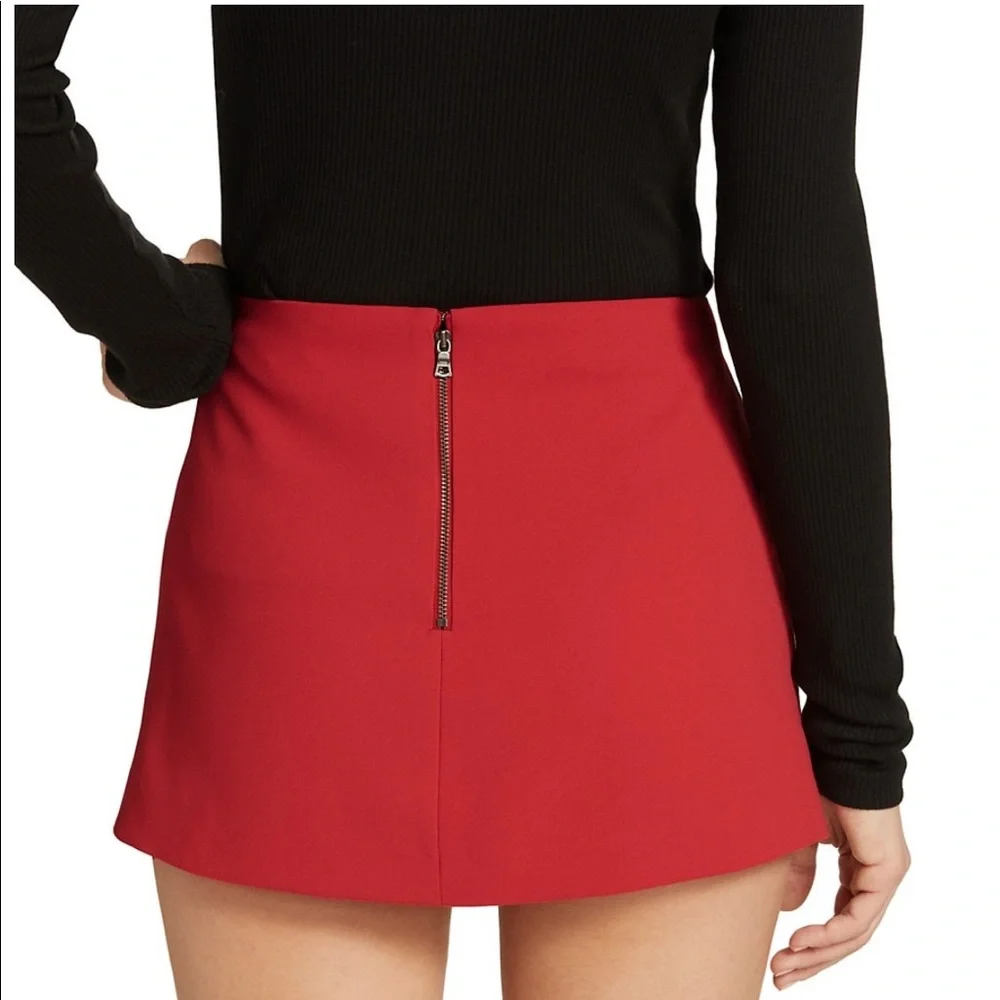 NWT Alice + Olivia Lilia Crossover Mini Skirt - Picture 2 of 8